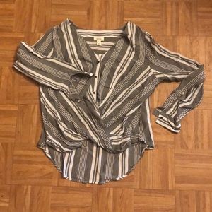 a.n.a Button Down Blouse